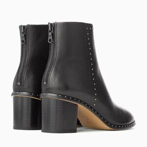 Rag & Bone Willow Stud Ankle Boot, Black, Size 39/8.5